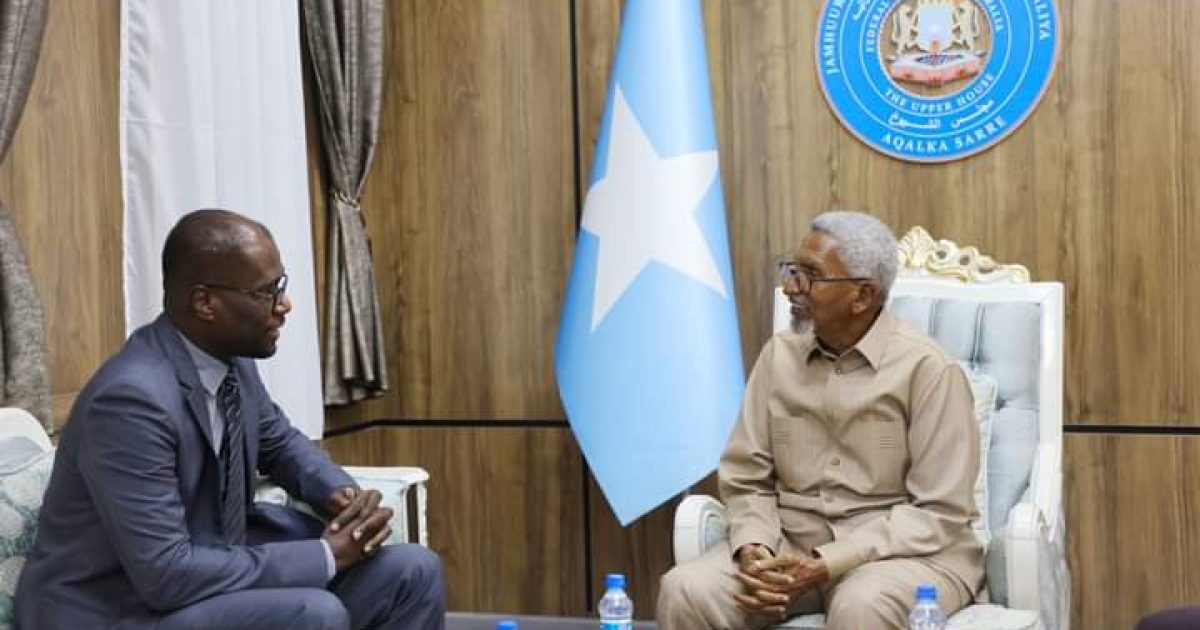 Guddoomiyaha Golaha Aqalka Sare oo qaabilay Safiirka Sacuudiga ee Soomaaliya