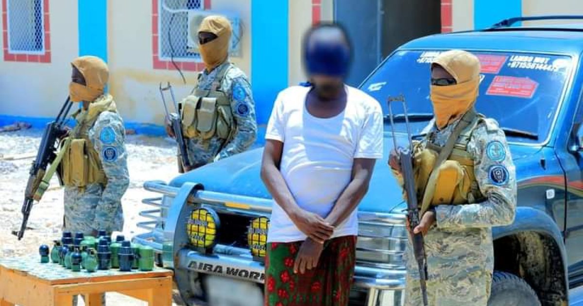 Ciidamada PMPF ee Puntiland oo gacanta ku dhigay dhagarqabe ka tirsan Argagixisada