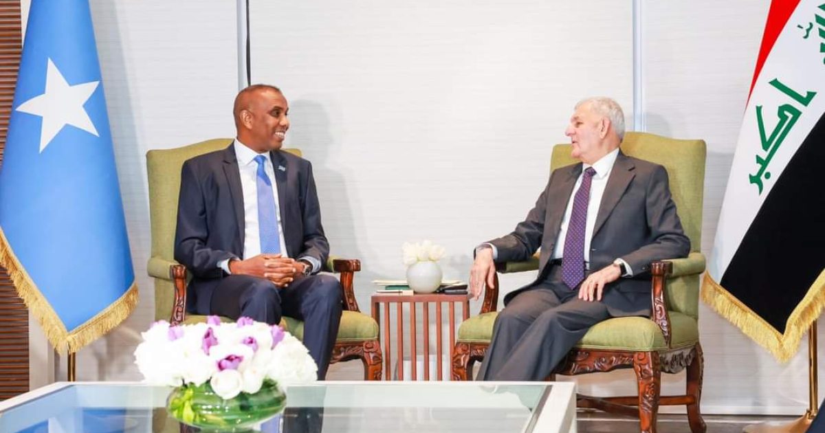 Ra’iisul Wasaare Xamsa Oo dalka Bahrain kulan kula qaatay Madaxweynaha dalka Ciraaq 