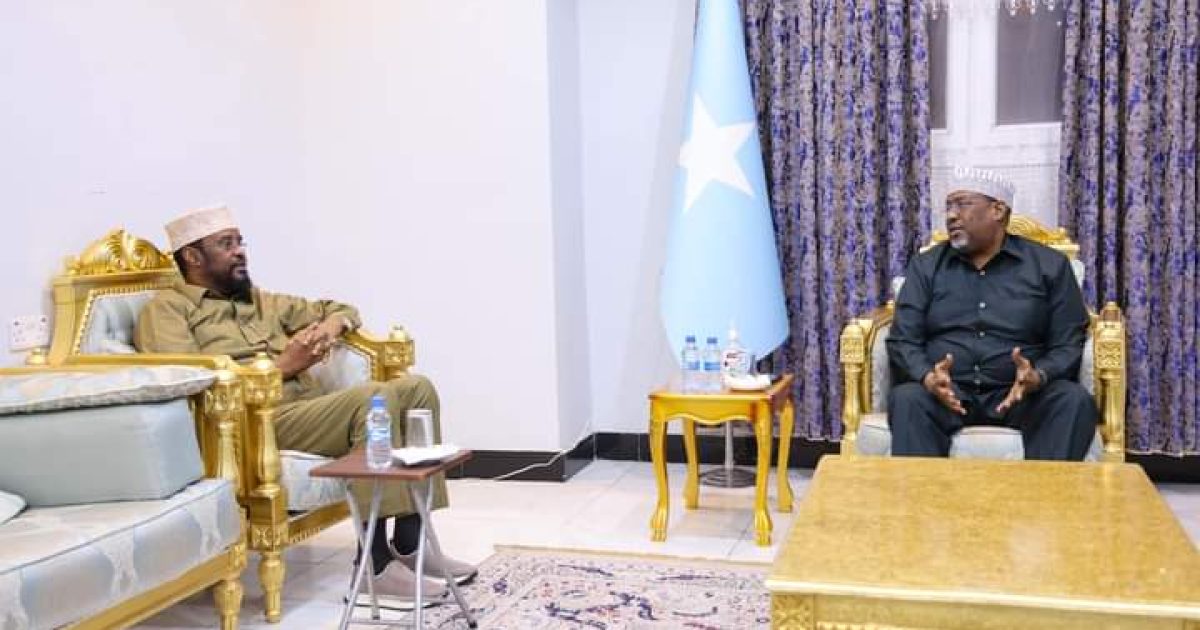 Guddoomiyaha Golaha Shacabka oo kulan mira dhal ah la qaatay Madaxweynaha Jubbaland
