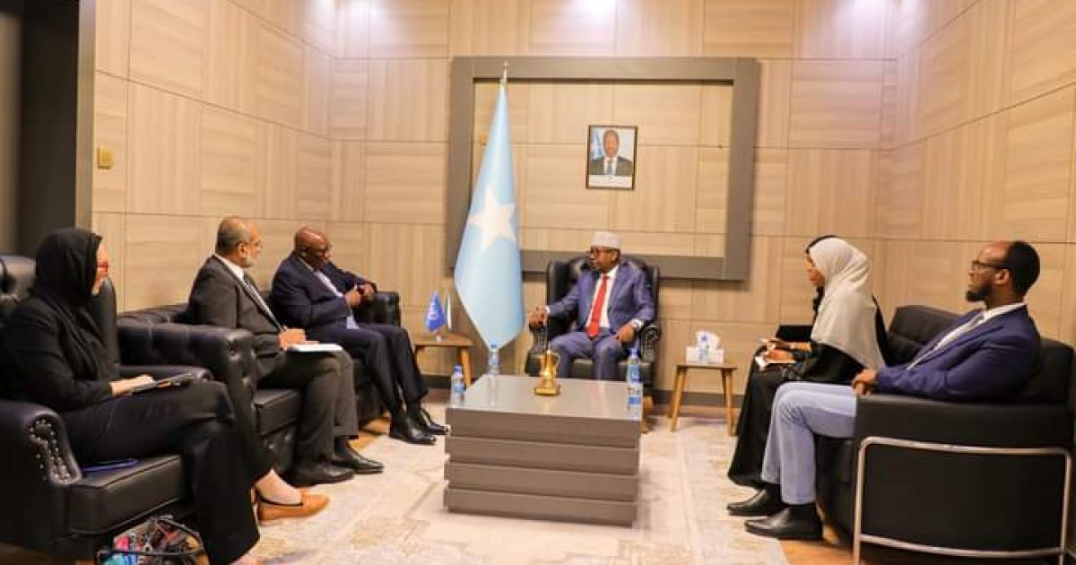 Wasiirka Arrimaha Dibadda oo qaabilay Ku-xigeenka Wakiilka Q.M Raisedon Zenenga