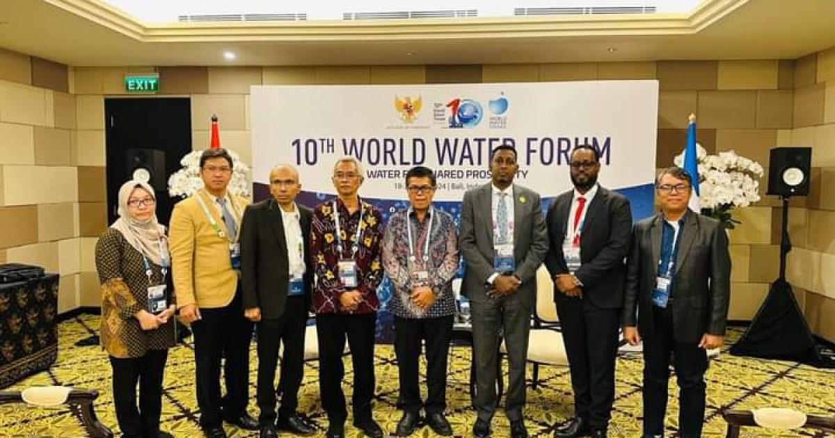 Wasiiru Dolwaha Wasaaradda Biyaha XFS ayaa ka qayb galay madashii 10 ee biyaha oo lagu qabtay Indonesia