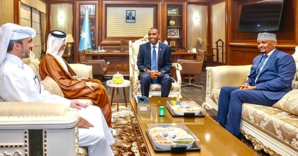 Ra’iisul Wasaare Xamsa oo qaabilay Safiirka Qatar ee Soomaaliya