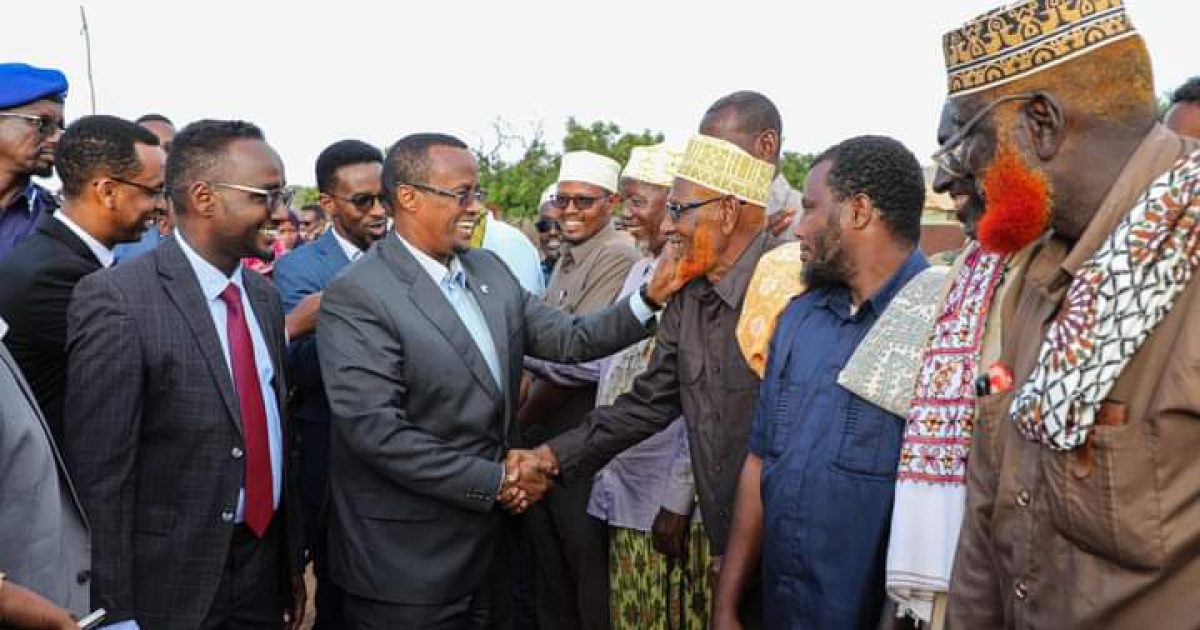 Madaxweynaha Hirshabeelle oo si diiran loogu soo dhaweeyay Degmada Matabaan “SAWIRRO”