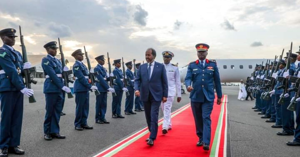 Madaxweyne Xasan Sheekh oo Nairobi kaga qayb-galayo Shirka Madaxda Afrika iyo Bangiga Horumarinta Afrika