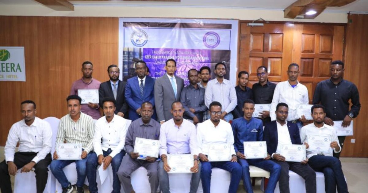 Xeer ilaaliyaha Qaranka oo tababar u soo xiray hawlwadeeno ka tirsan bahda Cadaaladda