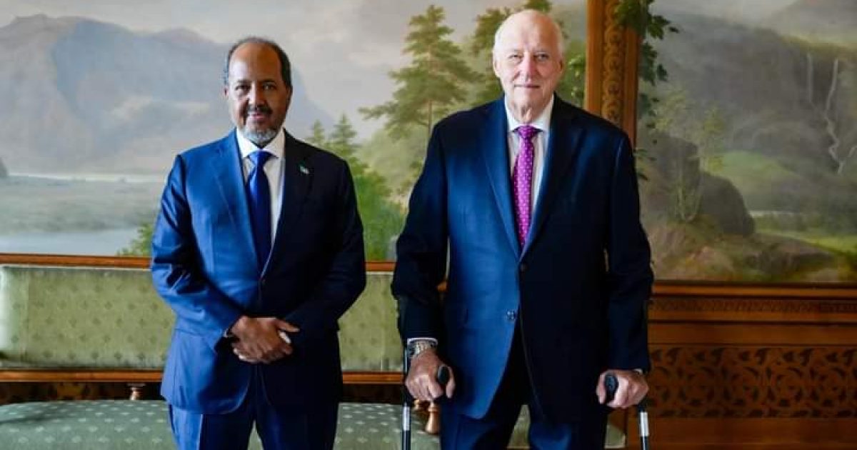 Madaxweyne Xasan Sheekh oo kulan la qaatay Boqorka Norway