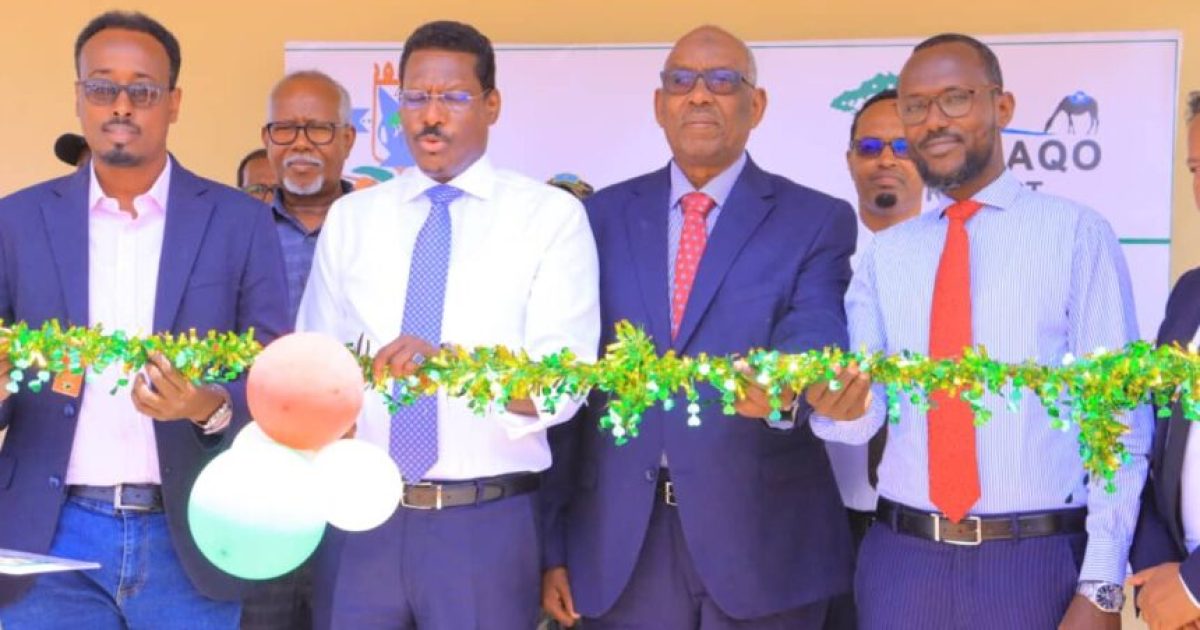 Madaxweynaha Galmudug oo xarigga ka jaray mashruuc laga hirgeliyey Cadaado