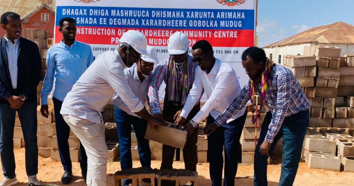 Mashaariic horumarineed oo laga hirgelinayo Degmada Xarardheere