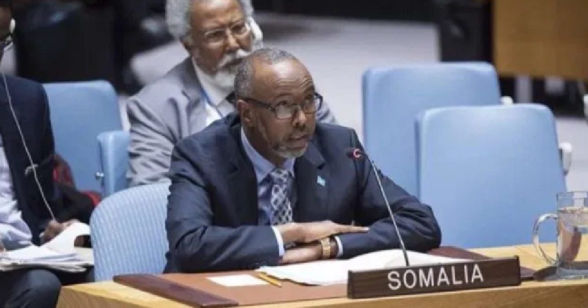 Danjiraha Soomaaliya ee QM oo khudbad ka jeediyey kulanka Golaha Ammaanka