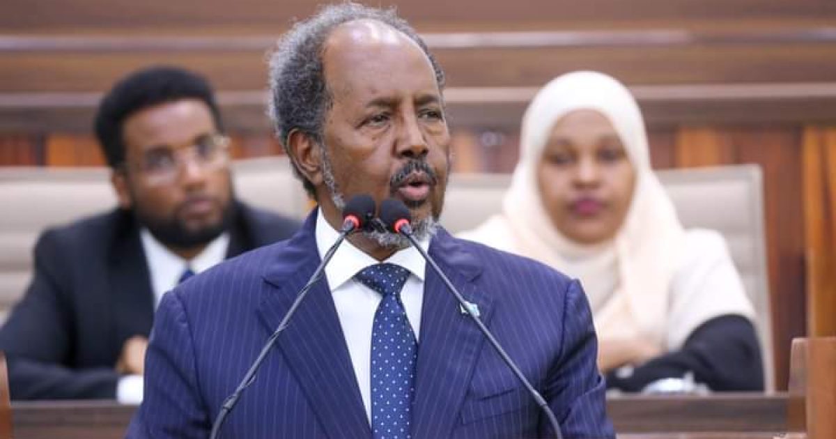 Akhriso Khudbadda Madaxweynaha ee furitaanka Kalfadhiga 5-aad BFS
