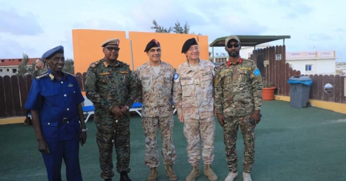 Taliyaha Ciidanka Xoogga oo ka qeyb galay Munaasabad lagu sagootinayay Taliyahii hore howlgalka Midowga Yurub ee Soomaaliya