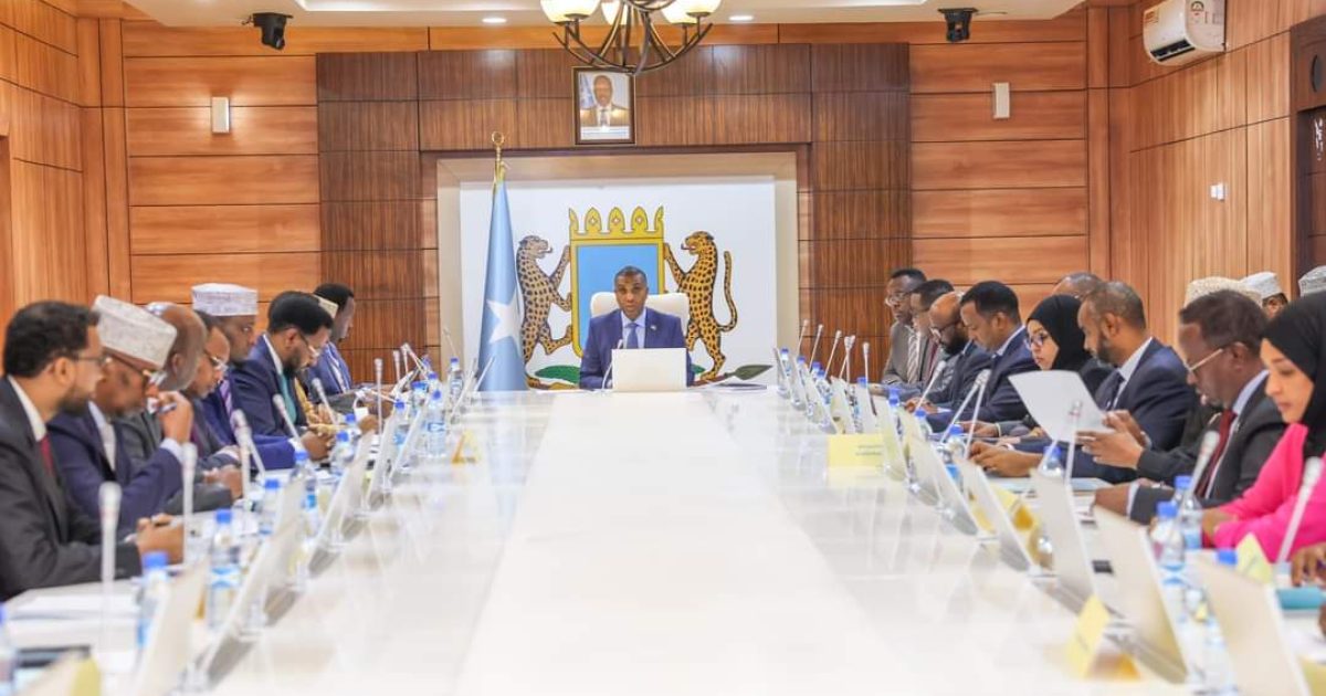 Golaha Wasiirrada oo dhageestay Warbixin ku saabsan Amniga guud ee dalka “SAWIRRO”