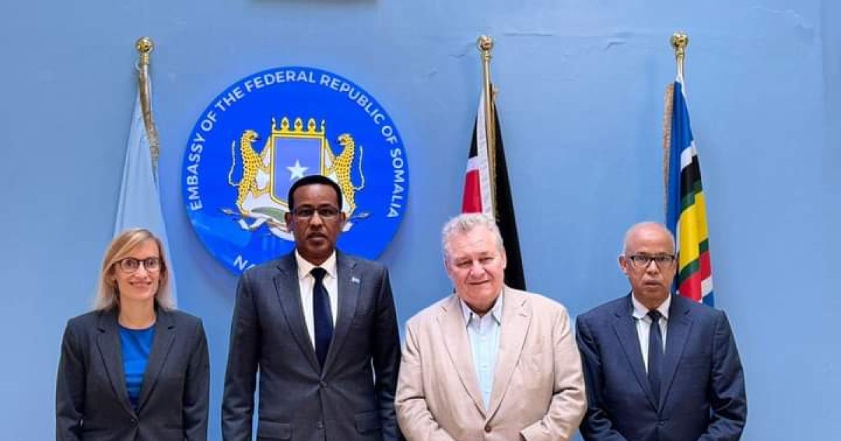 Danjire Jabriil oo kulan mira dhal ah la qaatay Safiirka Belgium ee Kenya