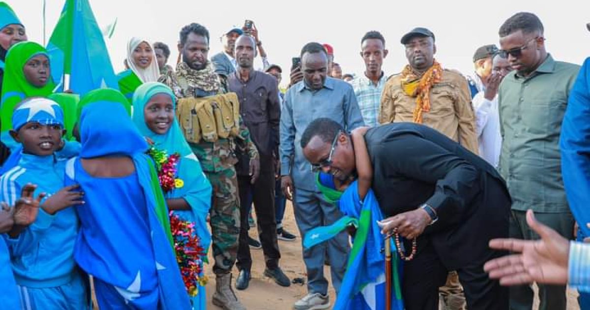 Madaxweynaha Hirshabeelle oo lagu soo dhaweeyay Degmada Cali-Gaduud
