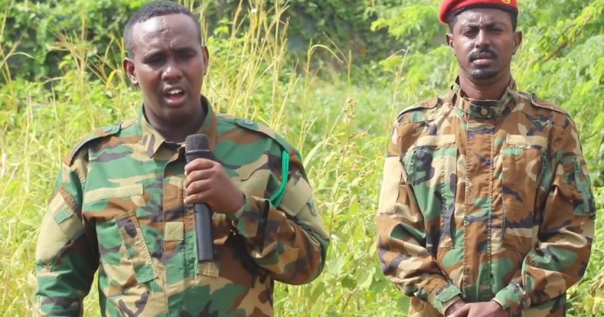 Afhayeenka Wasaaradda Gaashaandhiga oo Shabeellaha hoose kula hadlay Ciidanka XDS 