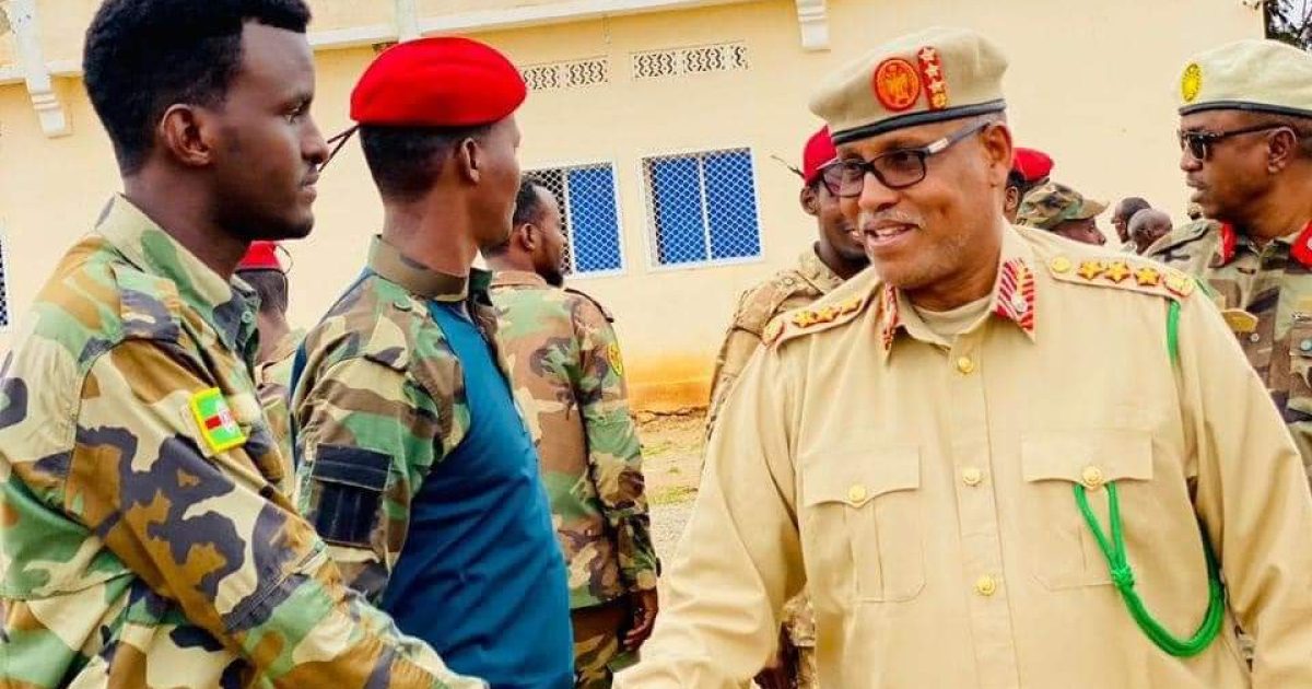 Taliye ku-xigeenka Ciidanka CXD oo lagu soo dhaweeyay magaalada Baydhabo 