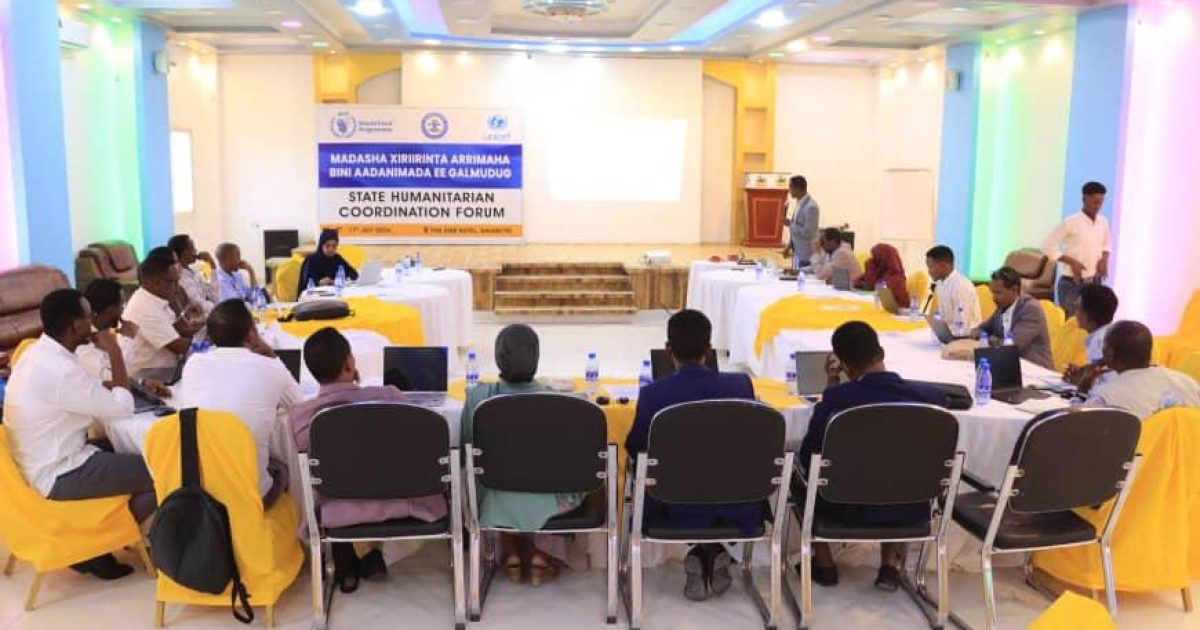 Shirka Arrimaha Bini’aadannimo ee Galmudug oo ka furmay Magaalada Gaalkacyo