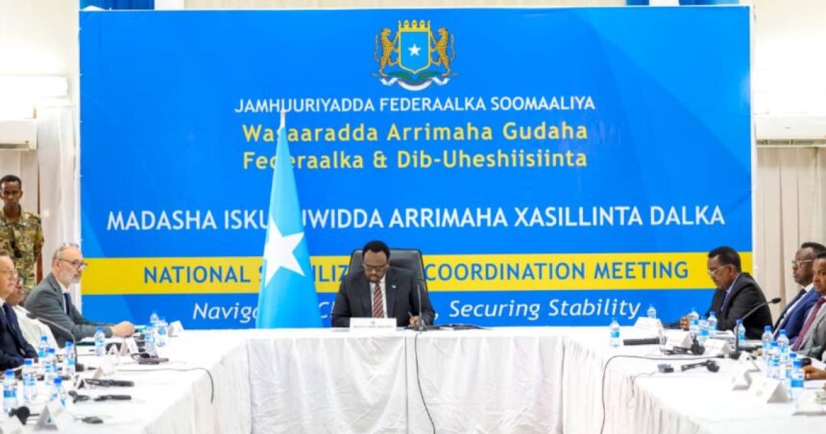 Ra’iisul Wasaare Ku-xigeenka oo guddoomiyay shirka isku dubarridka barnaamijka xasilinta