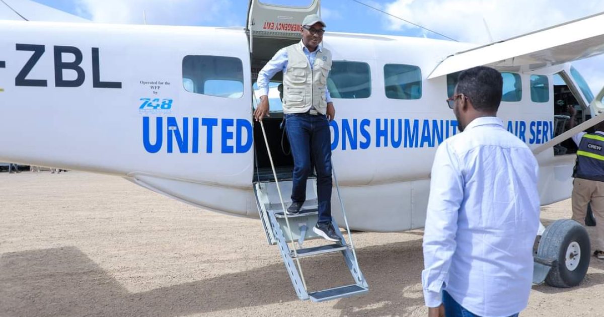 Guddoomiyaha SoDMA oo hoggaaminaayo madax ka socta hay’adda UNOCHA oo gaaray Jowhar