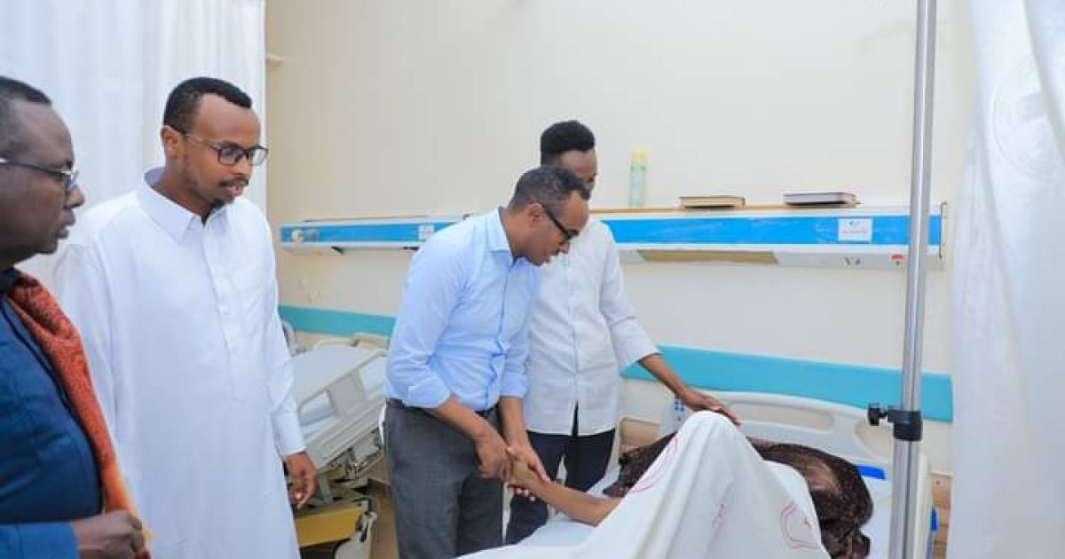 Guddoomiyaha Hay’adda SoDMA oo booqday dhaawacyadii Liido
