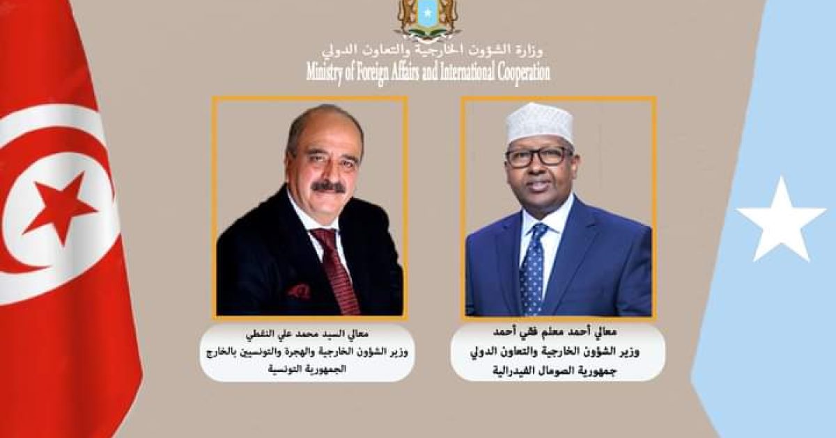 Somali Foreign Minister congratulates his new Tunisian counterpart