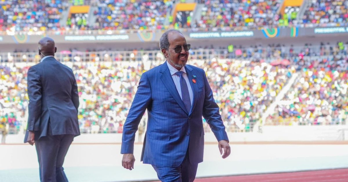 Madaxweyne Xasan Sheekh oo ka qeybgalaya Caleema-saarka Madaxweynaha Rwanda