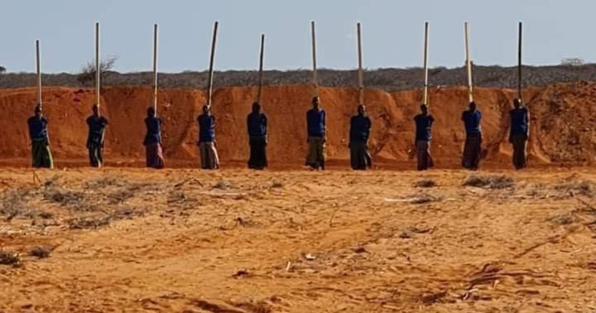 Maamulka Puntland oo xukun dil ah ku fuliyey 10 Khawaarij ah