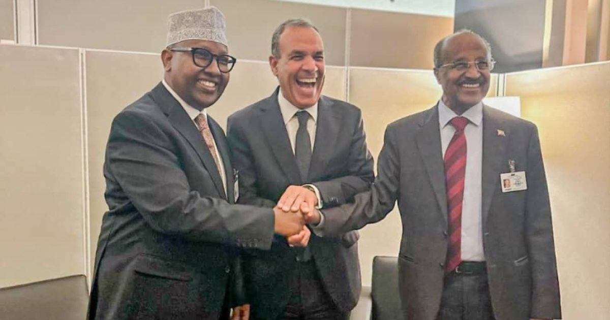 Wasiir Fiqi oo New York kula kulmay dhiggiisa Dalalka Masar iyo Eritrea