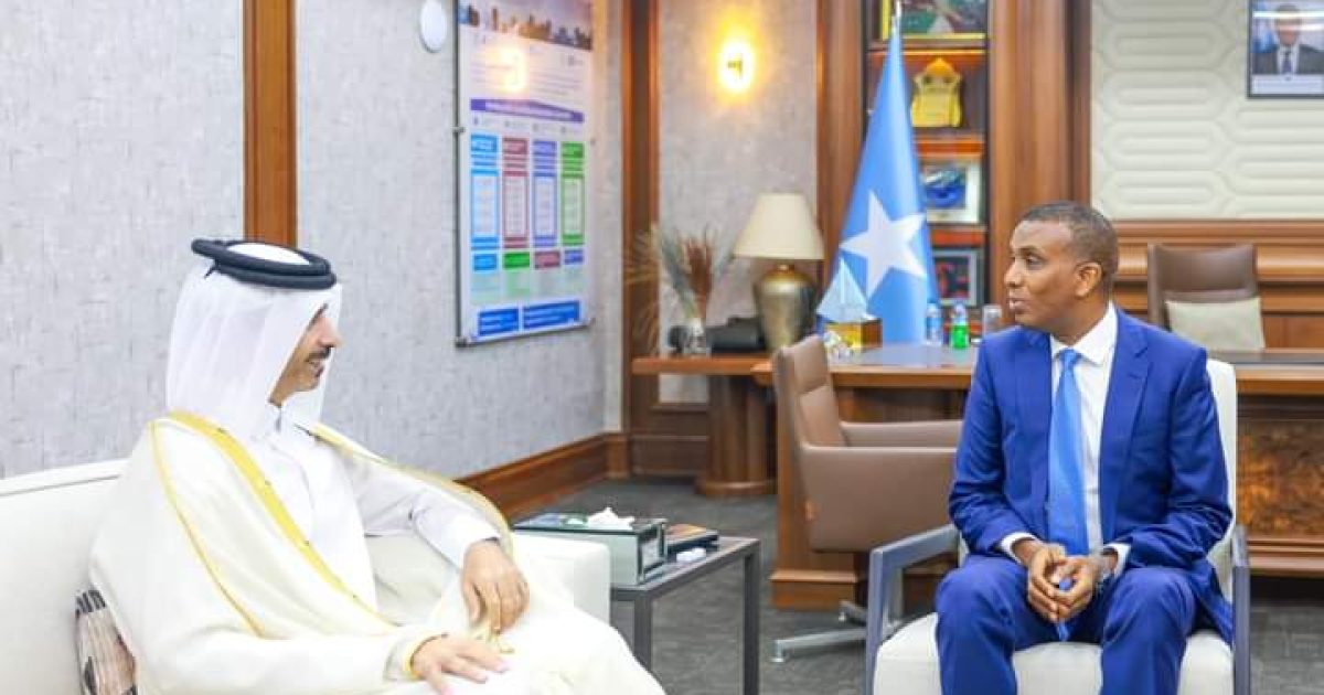 Ra’iisul Wasaaraha XFS oo qaabilay Danjiraha Qatar ee Soomaaliya
