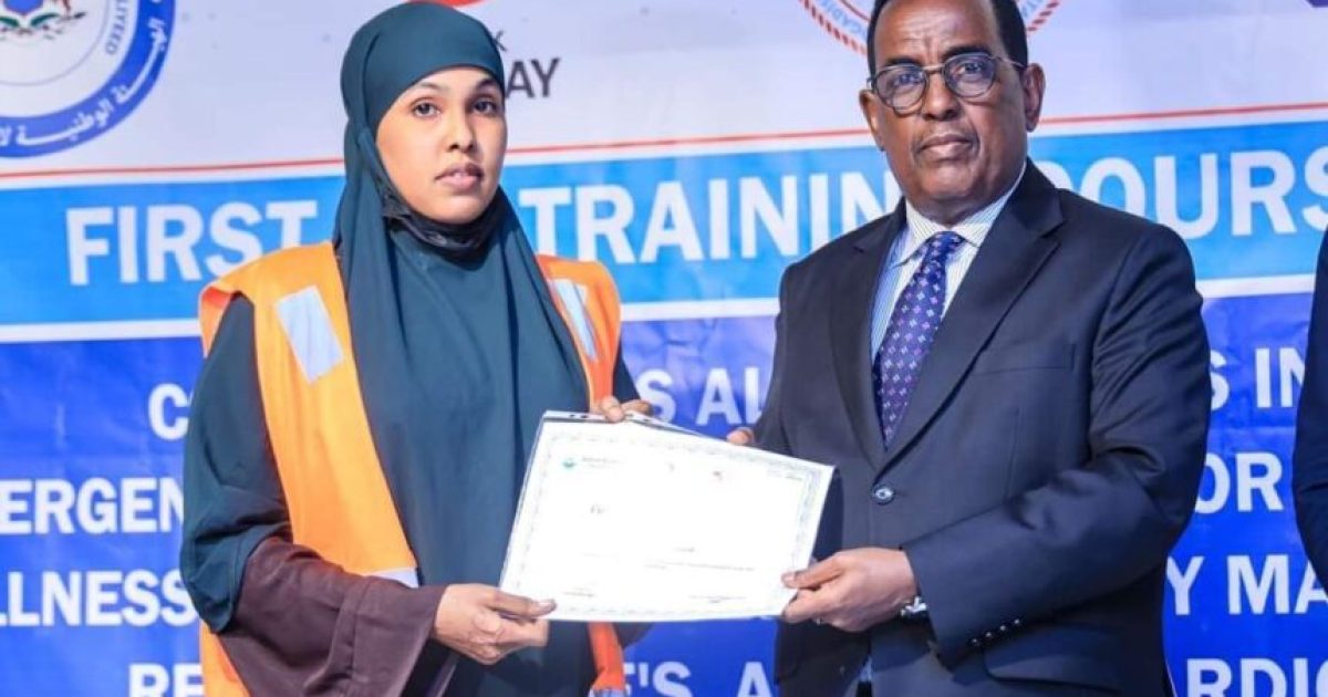 Wasiirka Arrimaha Gudaha oo tababar u soo xiray shaqaalaha Hay’adda SoDMA