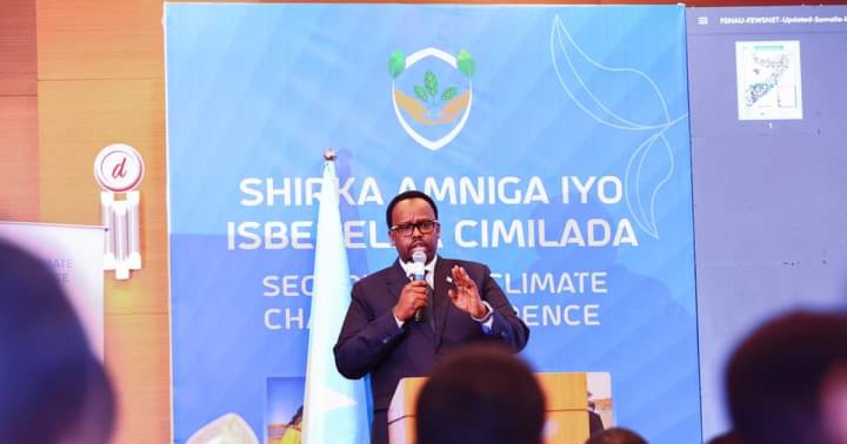 Ra’iisul Wasaare ku-xigeenka oo ka qeybgalay shirka Amniga iyo Cimilada