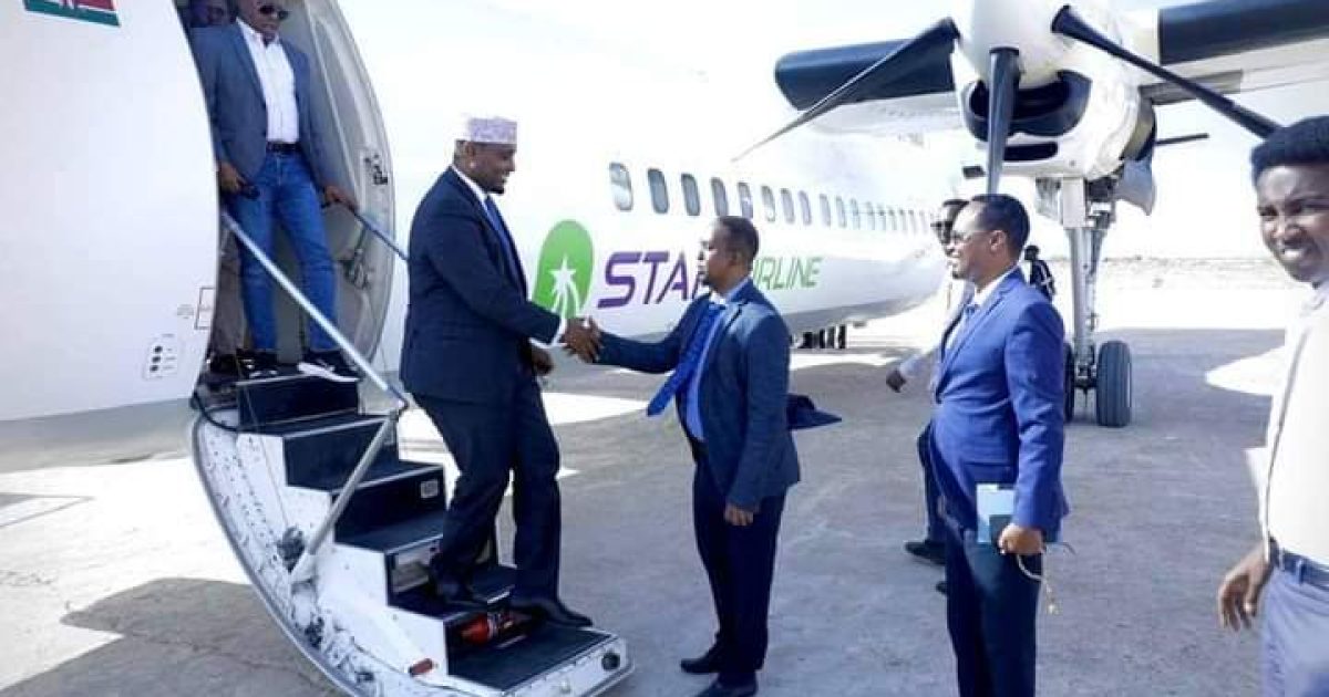 Wasiirka Qorsheynta XFS oo gaaray Dhuusamareeb