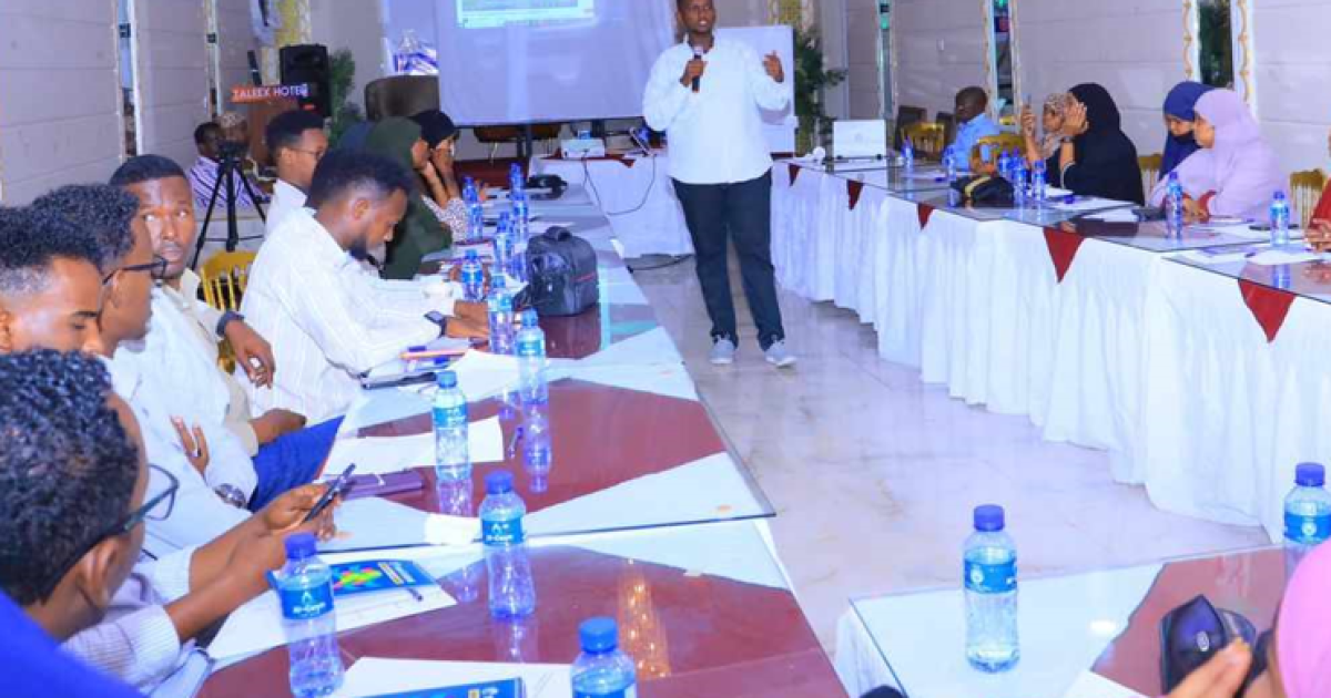 Golaha Warbaahinta Soomaaliyeed oo tababar u qabtay qaar ka mid ah Suxufiyiinta dalka