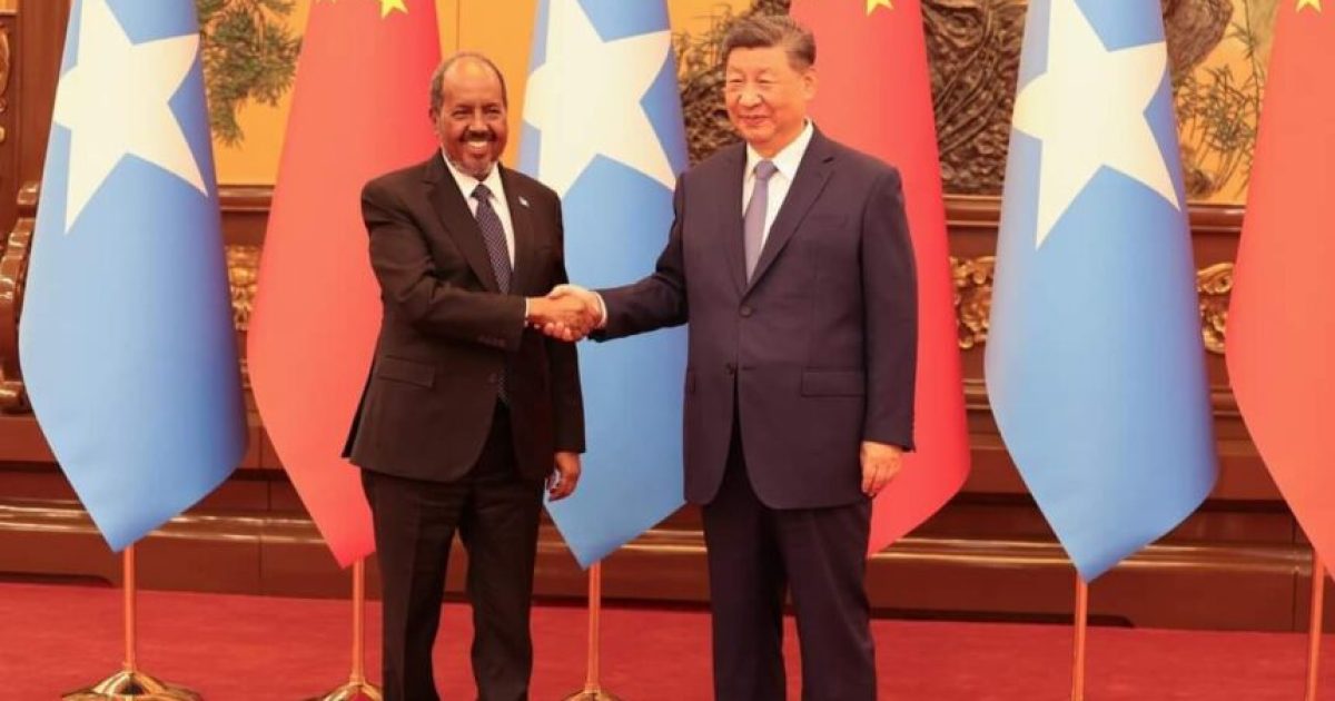 Madaxweyne Xasan Sheekh oo kulan gaar ah la qaatay dhiggiisa Shiinaha