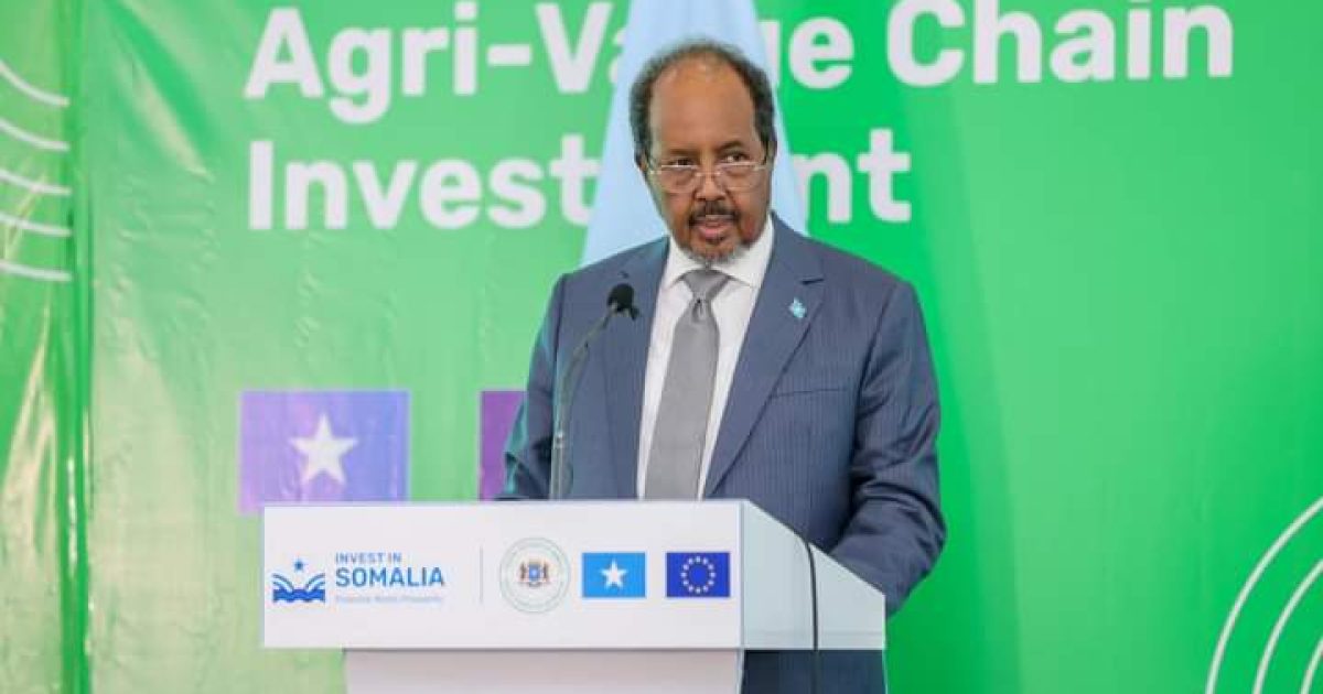 Madaxweyne Xasan Sheikh oo furay Shirweynaha Caalamiga ah ee Maalgashiga Beeraha
