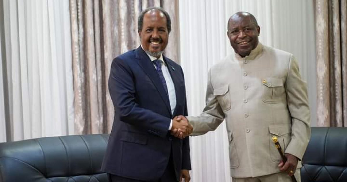 Madaxweyne Xasan Sheekh oo la kulmay dhiggiisa Dalka Burundi