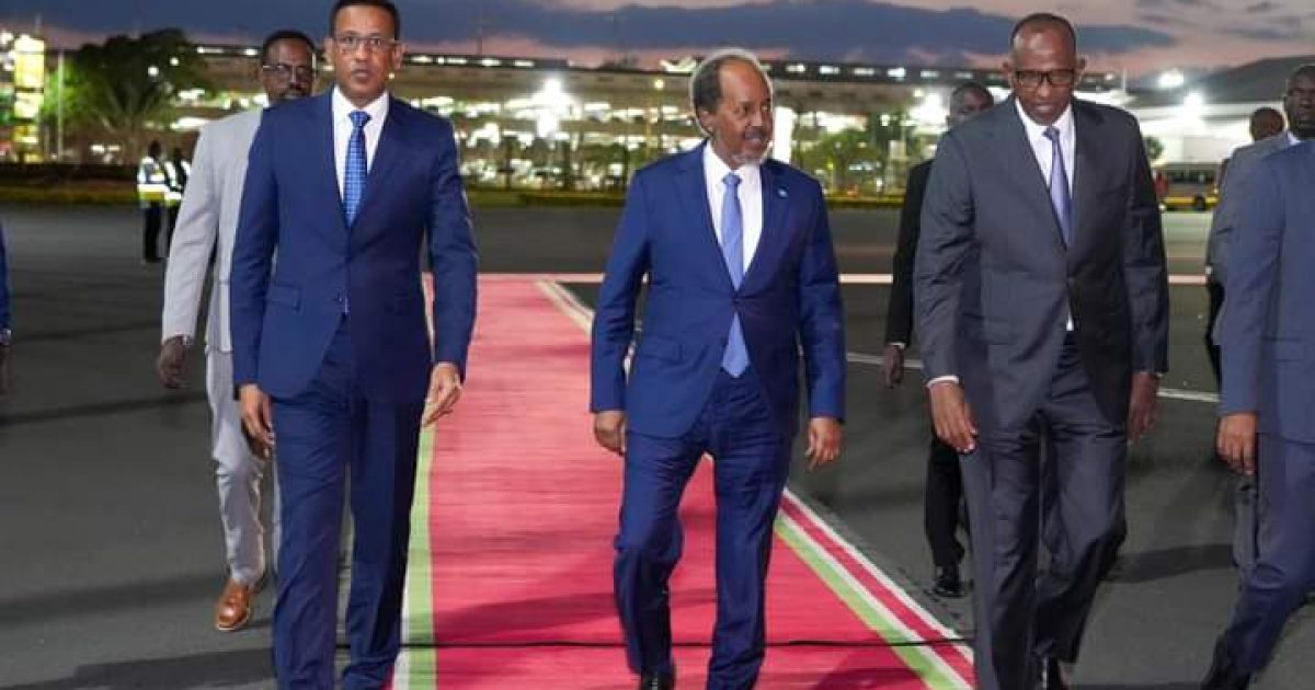 Madaxweynaha JFS iyo Wafdi uu hoggaaminayo oo gaaray Kenya