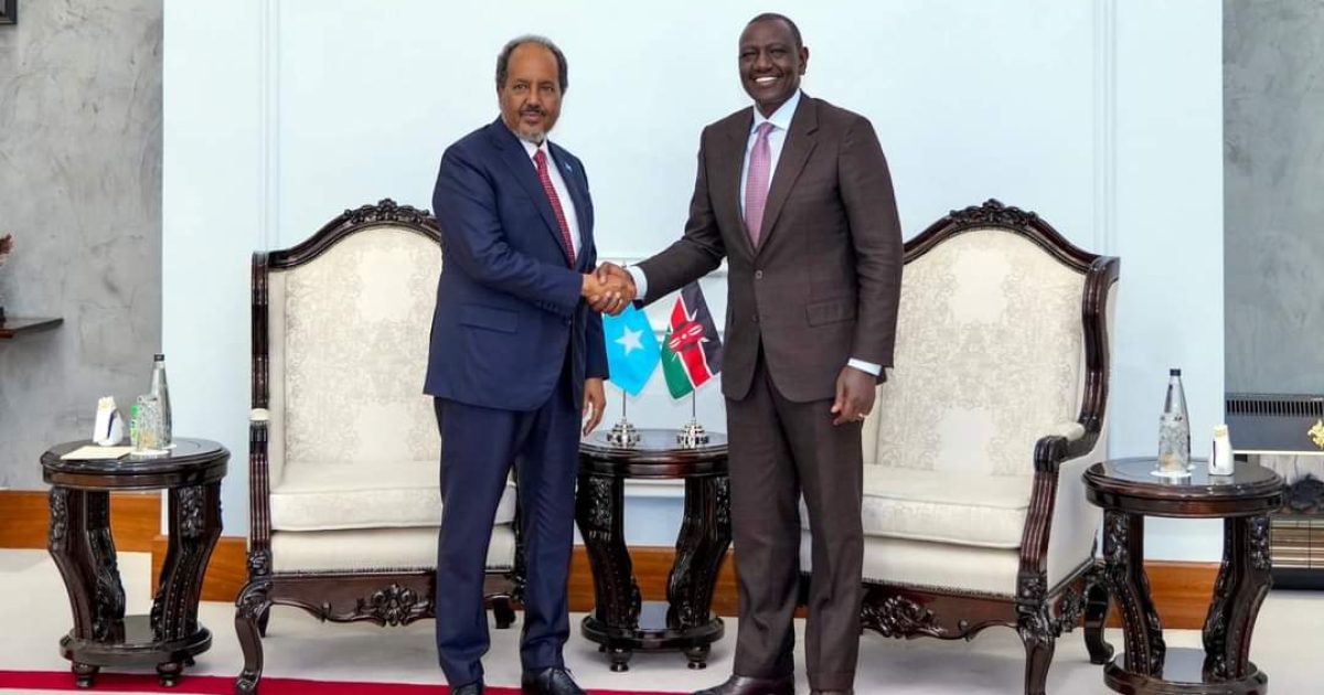 Madaxweyne Xasan Sheekh oo dhiggiisa dalka Kenya  kala hadlay Iskaashiga Amniga