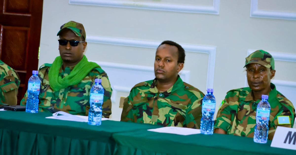 Shirka looga hadlayay wadashaqeynta laamaha amniga oo ka dhacay Kismaayo