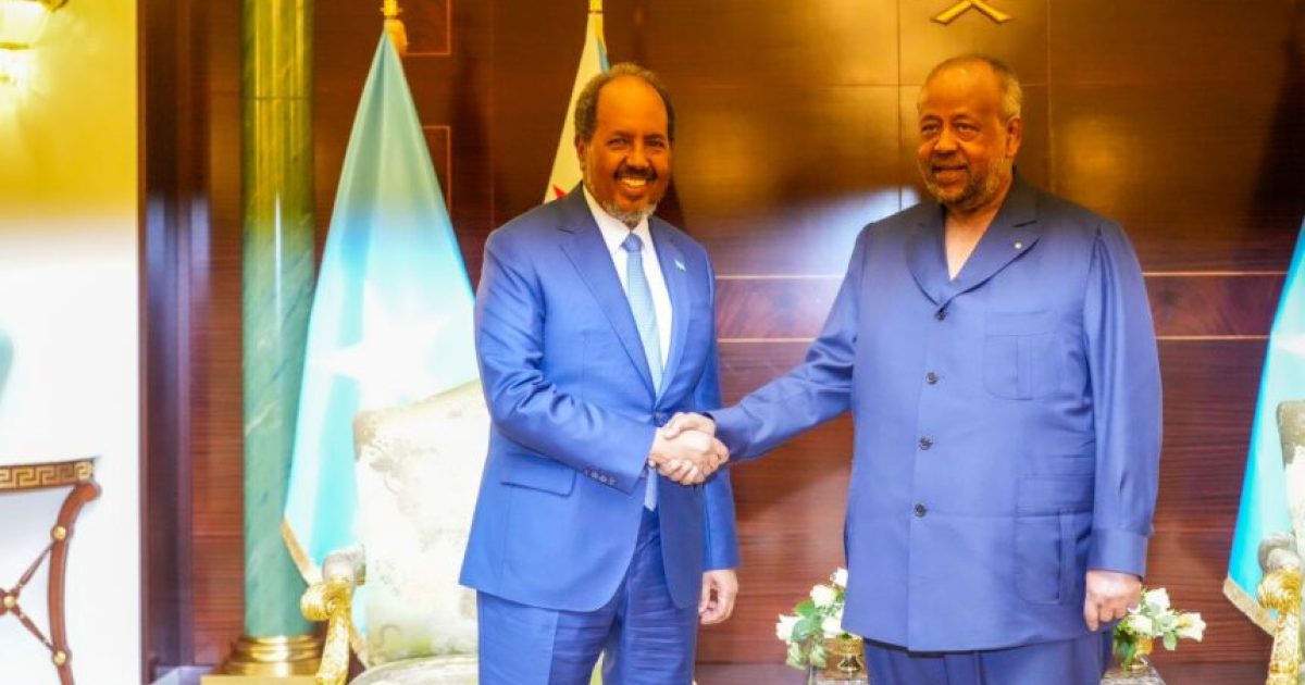 Madaxweynayaasha Soomaaliya iyo Jabuuti oo kulan muhiim ah ku yeeshay Jibuuti