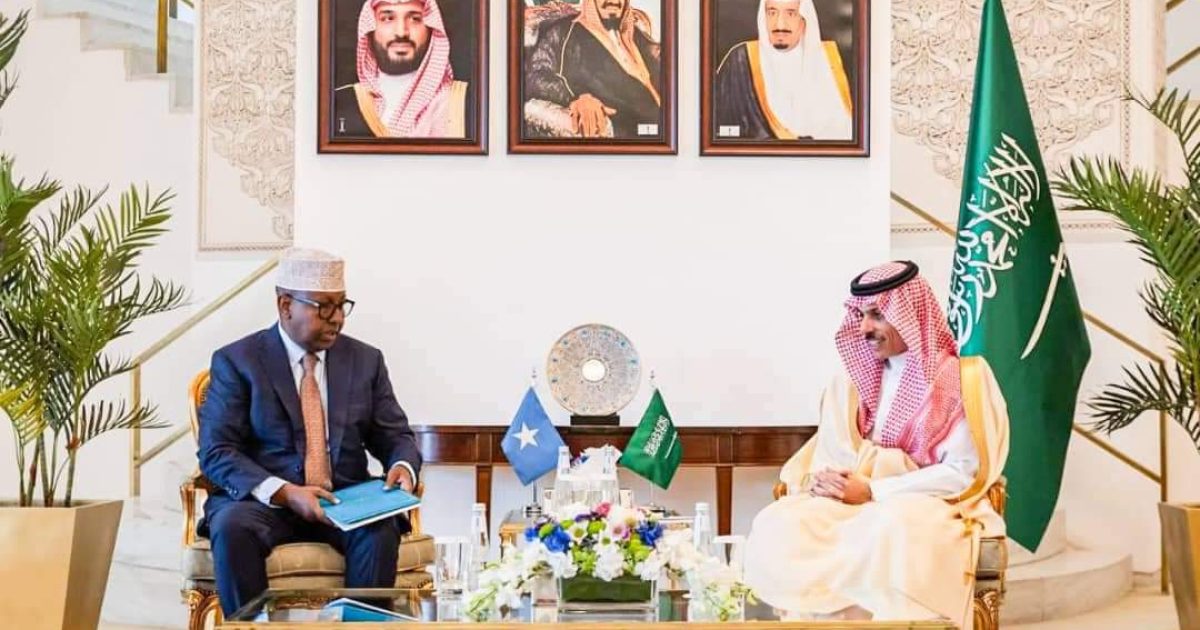 Wasiirka Arrimaha Dibadda Soomaaliya oo la kulmay dhiggiisa dalka Sacuudiga