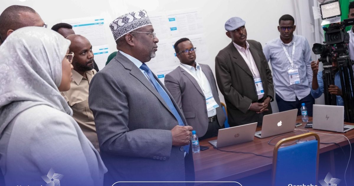 Ku-simaha Madaxweynaha oo kormeeray xarunta diyaarinta Qorshaha Isbeddelka Qaranka