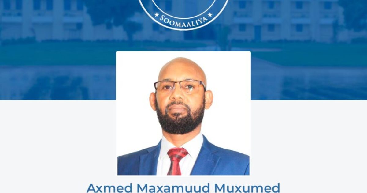 Ra’iisul Wasaare Xamsa oo magacaabay oo Ku-xigeenka Xisaabiyaha Guud ee Qaranka
