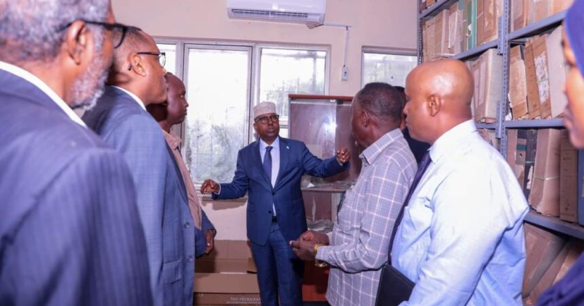 Wasiir Fiqi oo dib u furay Xarunta Kaydka Wasaaradda Arrimaha Dibadda