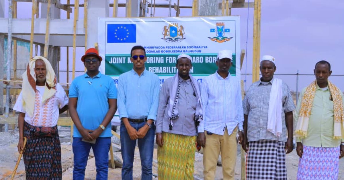 Mas’uuliyiin ka tirsan Galmudug oo kormeeray Mashaariic laga hirgeliyay Deegaanka Qeydaro