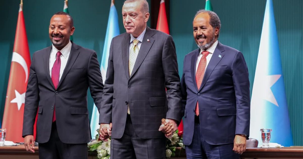 Shirkii u dhexeeyay Soomaaliya iyo Itoobiya oo lagu soo gabagabeeyay Ankara