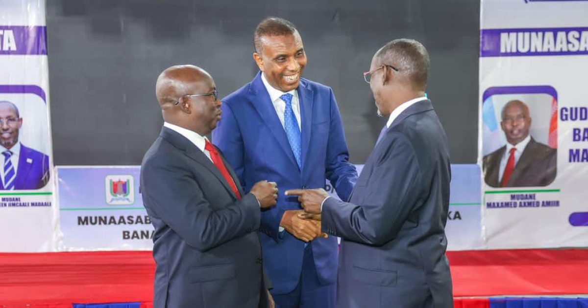 R/W Xamse oo goobjoog ka ahaa goobta uu xilka kula wareegayay Duqa cusub ee Muqdisho 