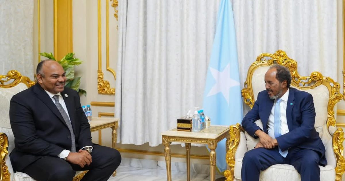 Madaxweyne Xasan Sheekh oo qaabilay Wasiirka Arrimaha Dibadda Tanzania