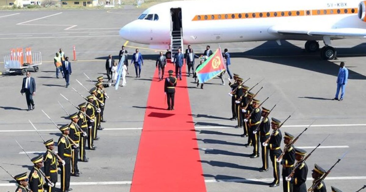 Madaxweyne Xasan Sheekh Maxamuud oo gaaray Asmara Eritrea